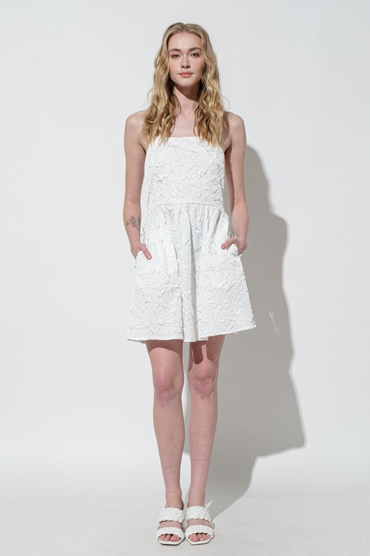 Back Tie Mini Dress