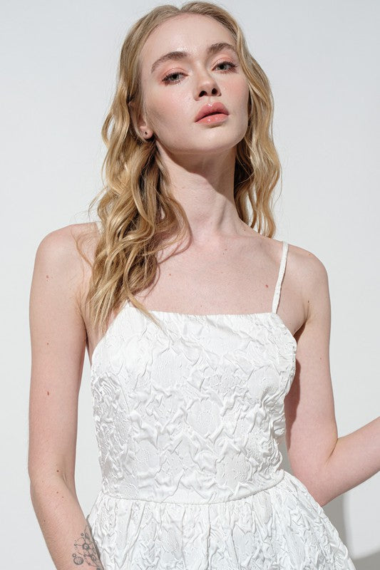 Back Tie Mini Dress