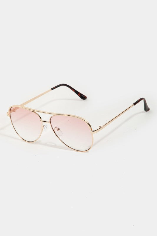 Classic Aviator Frame Sunglasses