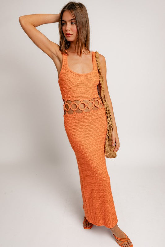Sand Dune Crochet Dress