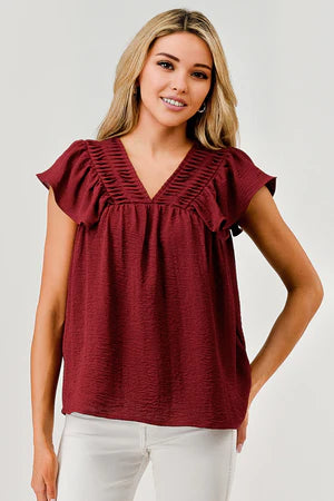 Emily Pleated Top
