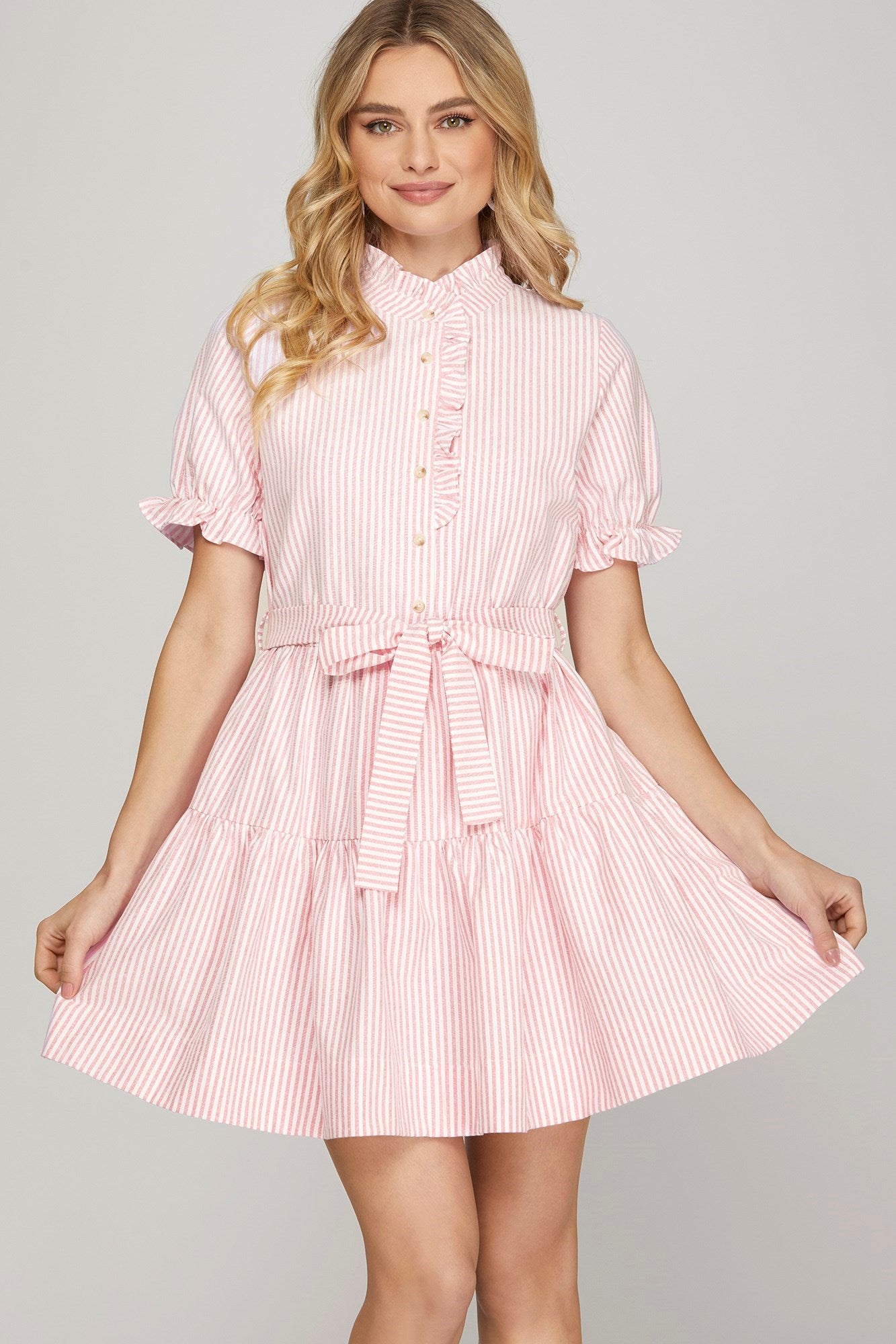 Sweet Magnolia Striped Dress
