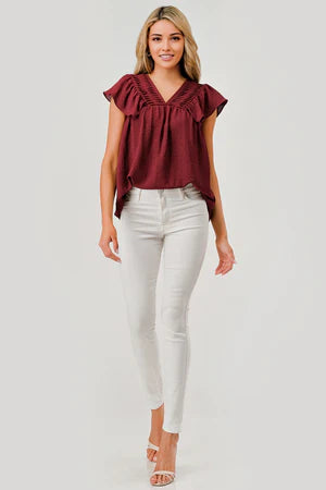 Emily Pleated Top