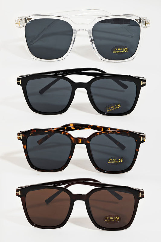 Large Square Lens Sunglasses