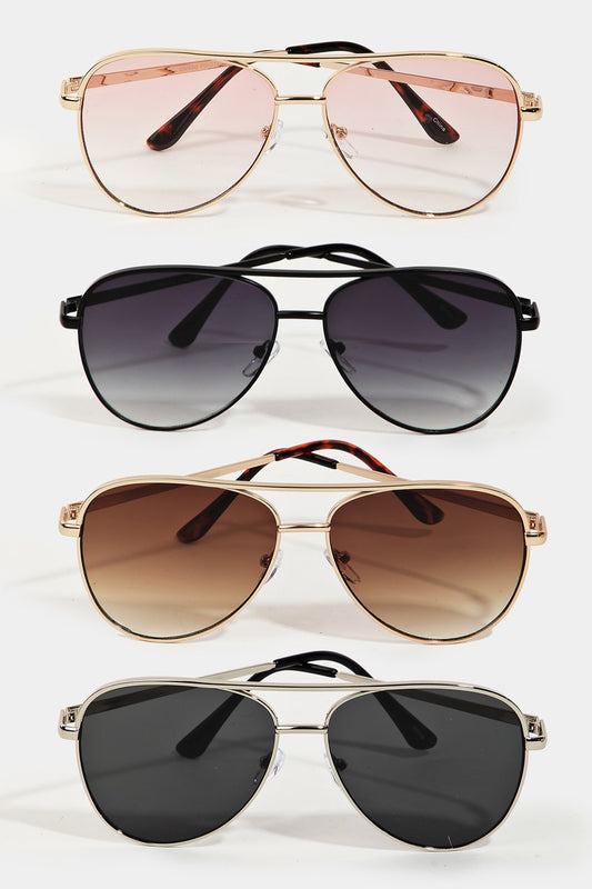 Classic Aviator Frame Sunglasses