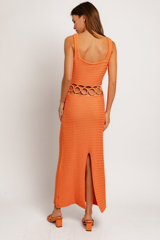 Sand Dune Crochet Dress