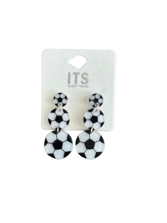 Soccer Ball Earrings